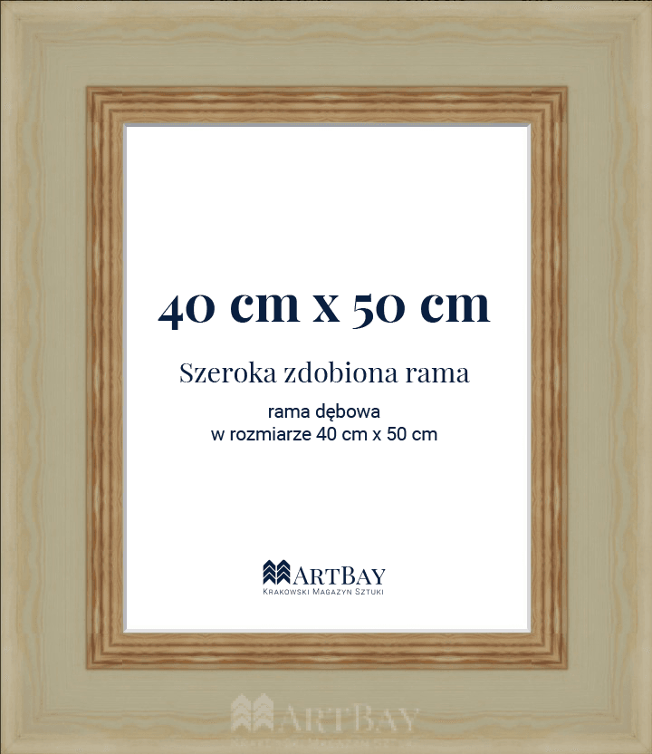 Szeroka zdobiona rama - obrazek 4