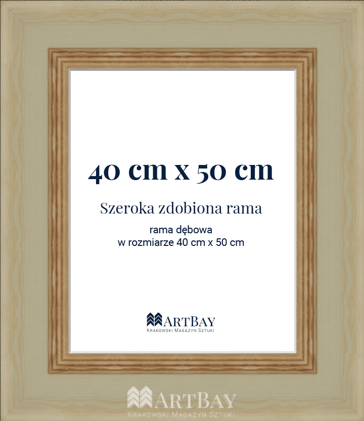 Szeroka zdobiona rama - obrazek 4