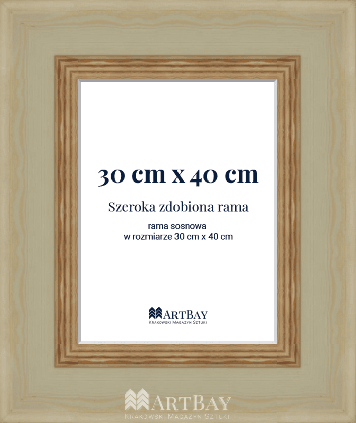 Szeroka zdobiona rama - obrazek 5