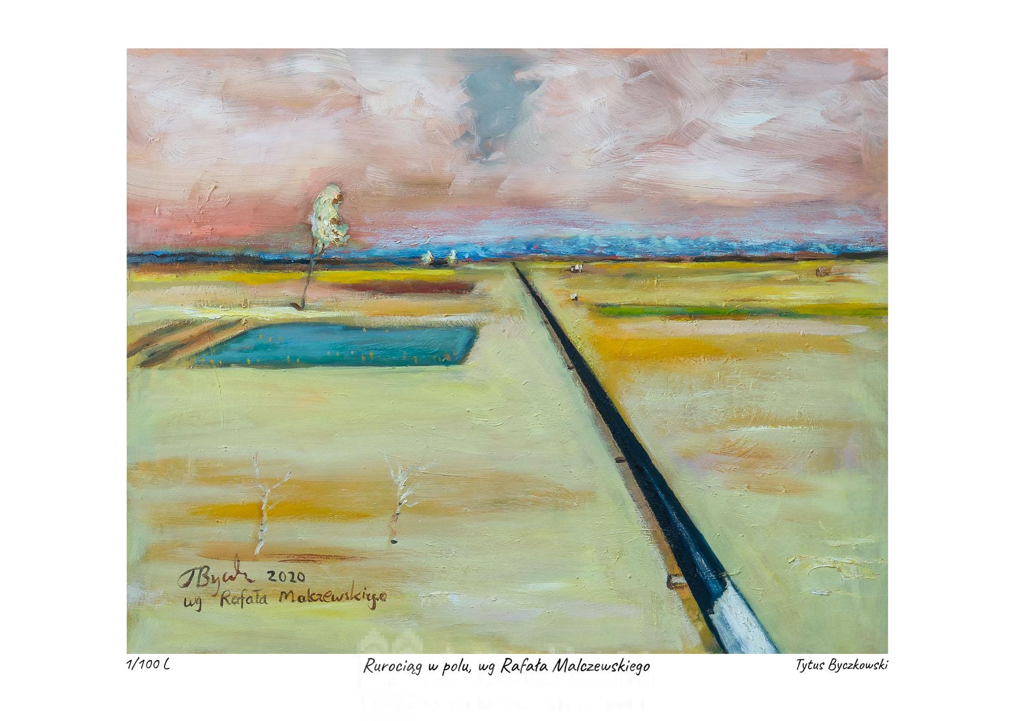 Rurociąg w polu, wg Rafała Malczewskiego - obrazek 2