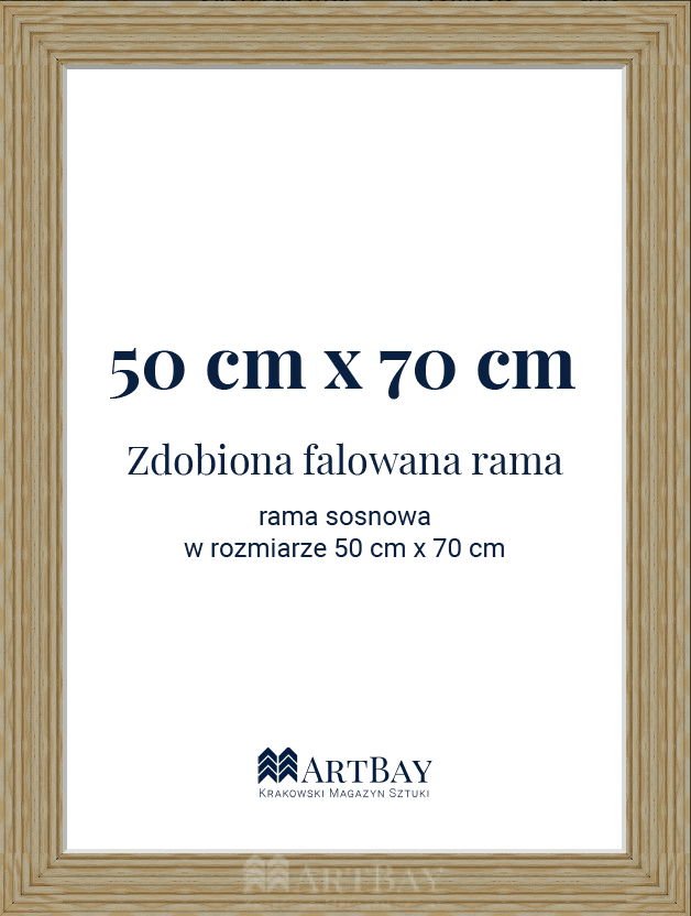 Zdobiona falowana rama - obrazek 5