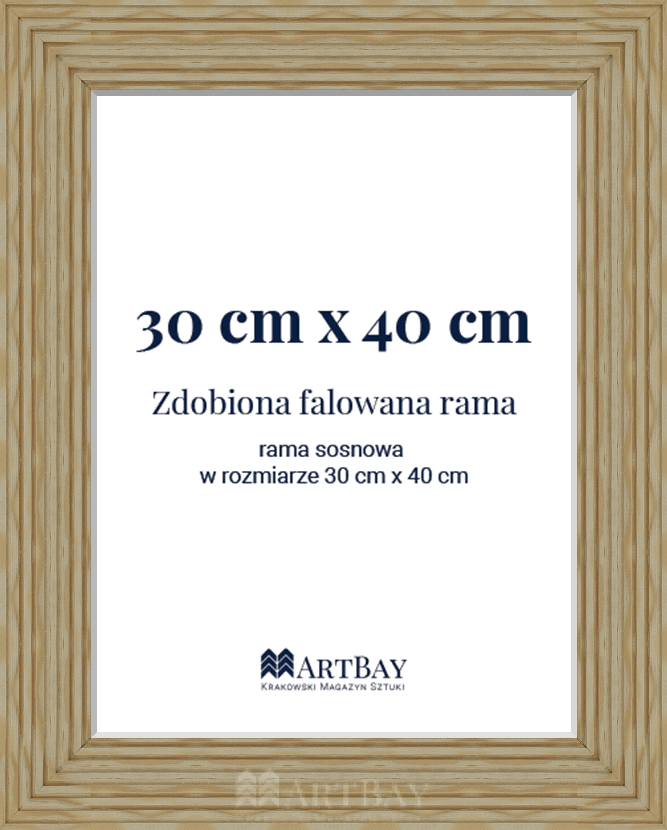 Zdobiona falowana rama - obrazek 6