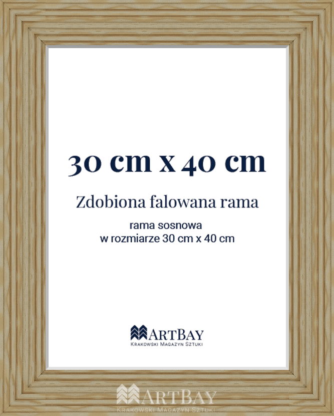 Zdobiona falowana rama - obrazek 6