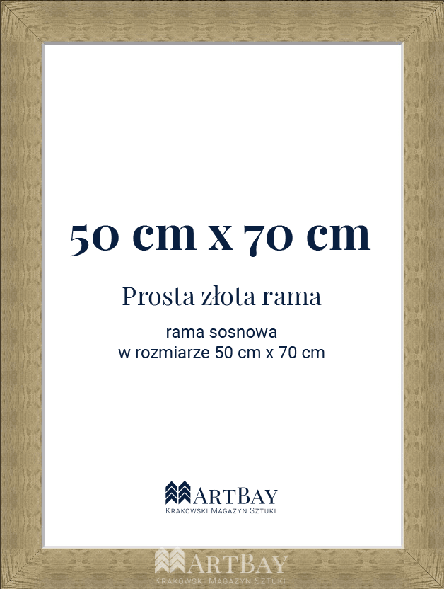 Prosta złota rama - obrazek 6