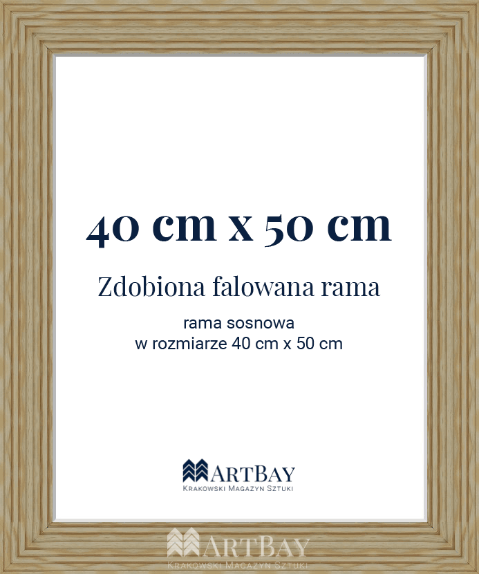 Zdobiona falowana rama - obrazek 4