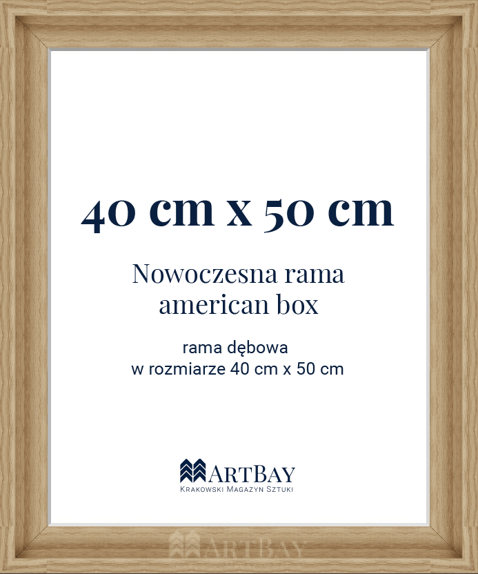 Nowoczesna rama dębowa typu AB "american box" - obrazek 5