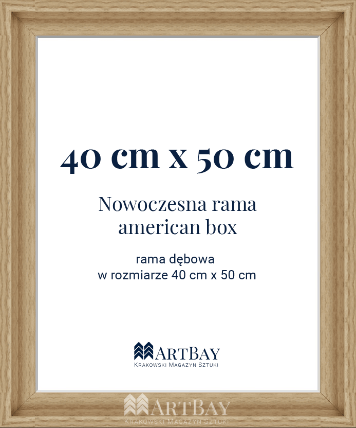 Nowoczesna rama dębowa typu AB "american box" - obrazek 5
