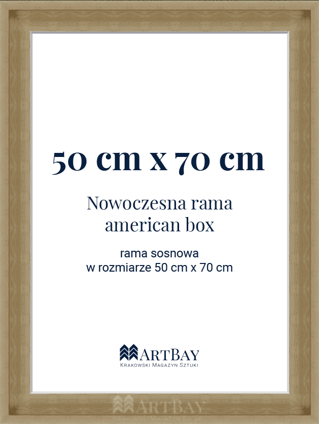 Nowoczesna rama sosnowa "american box" - obrazek 6