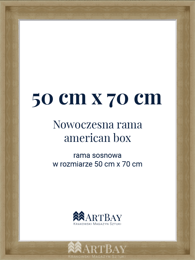 Nowoczesna rama sosnowa "american box" - obrazek 6