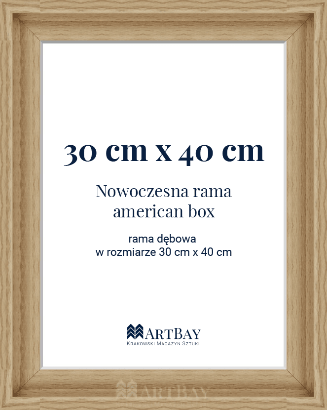 Nowoczesna rama dębowa typu AB "american box" - obrazek 4