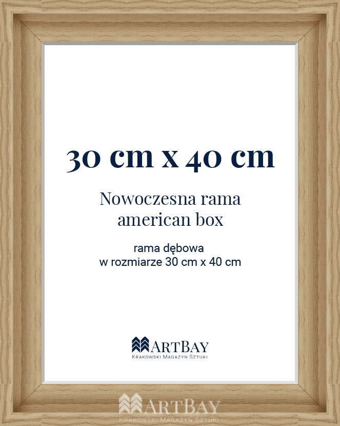 Nowoczesna rama dębowa typu AB "american box" - obrazek 4