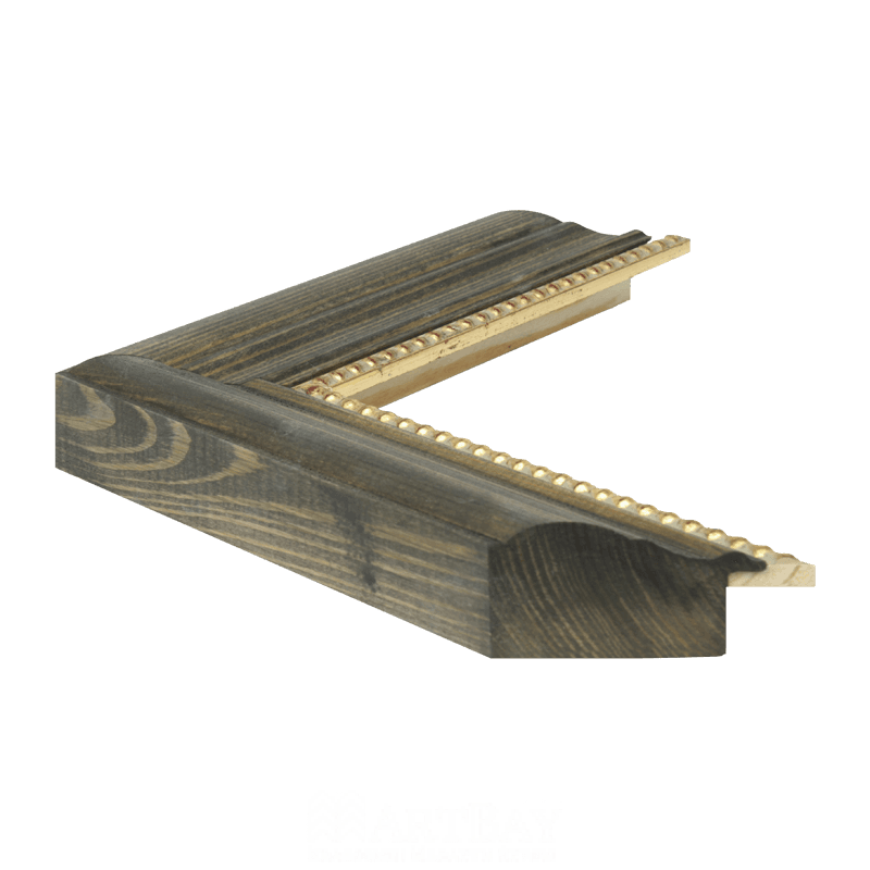 Rama zdobiona w kolorze szarości - obrazek 2