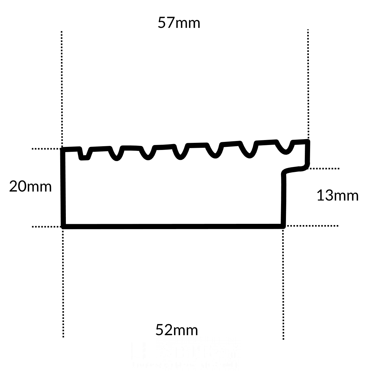 Zdobiona falowana rama - obrazek 2