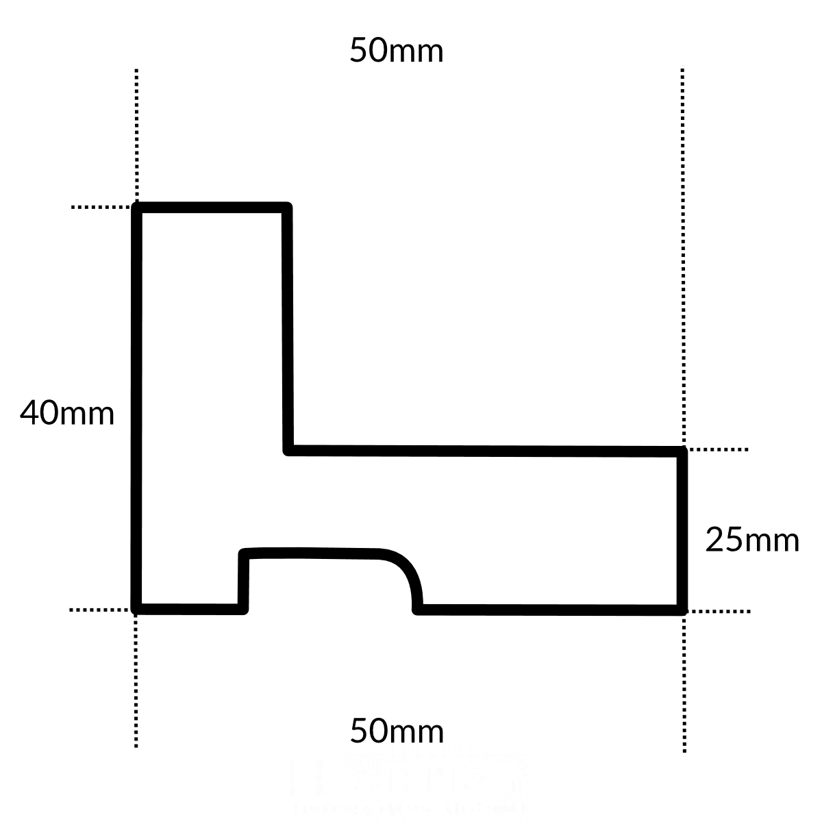 Nowoczesna rama dębowa typu AB "american box" - obrazek 2