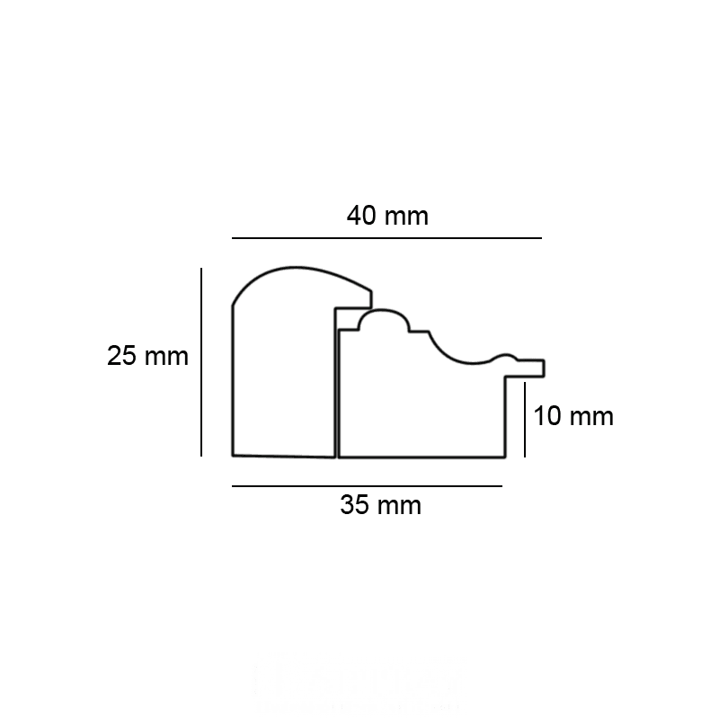 Klasyczna rama zdobiona - obrazek 3