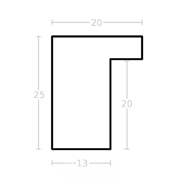 Prosta wąska rama dębowa - obrazek 3