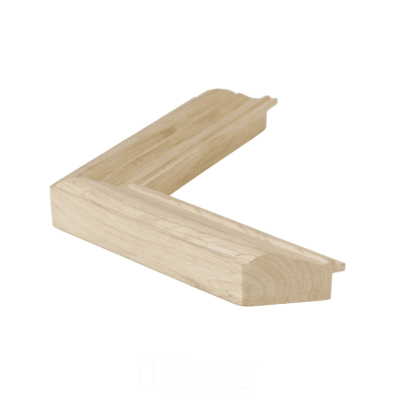 Klasyczna zdobiona rama dębowa - obrazek 3