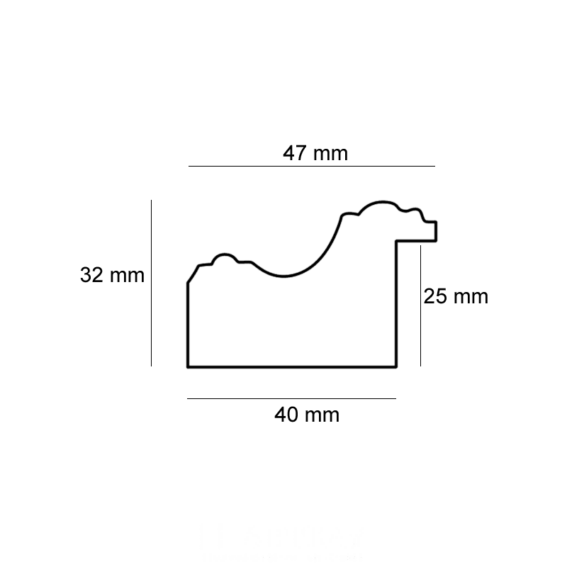 Klasyczna złota rama - obrazek 2