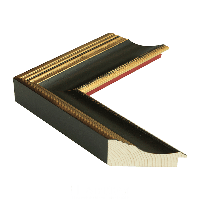 Czarno-złota tradycyjna rama - obrazek 2