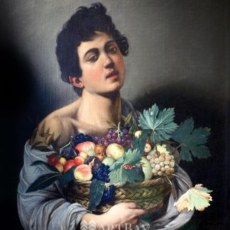 Caravaggio "Chłopiec z koszem owoców"