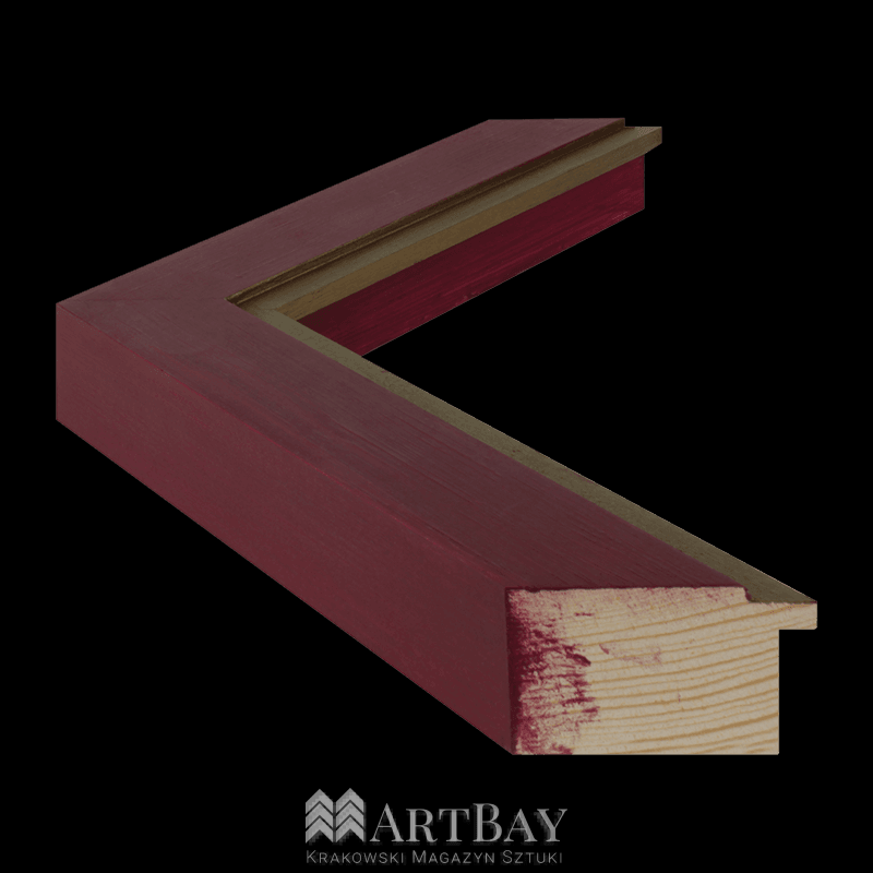 Prosta rama bordowa - obrazek 2