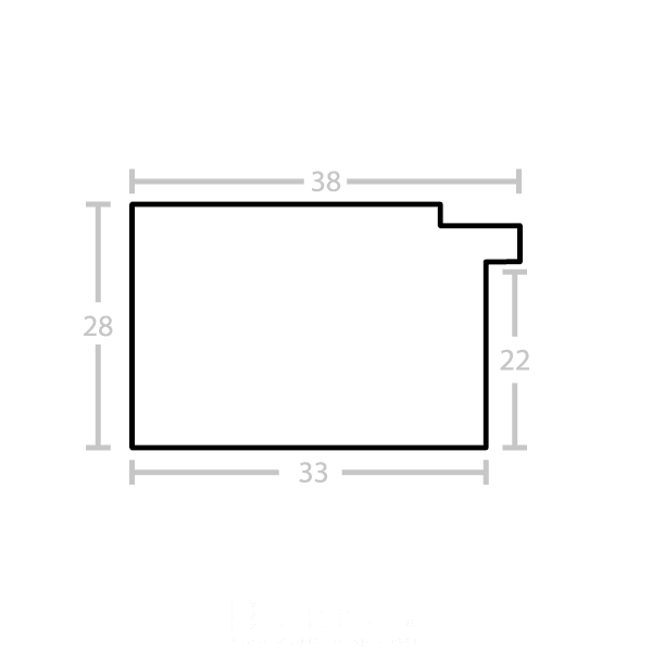 Prosta rama bordowa - obrazek 3