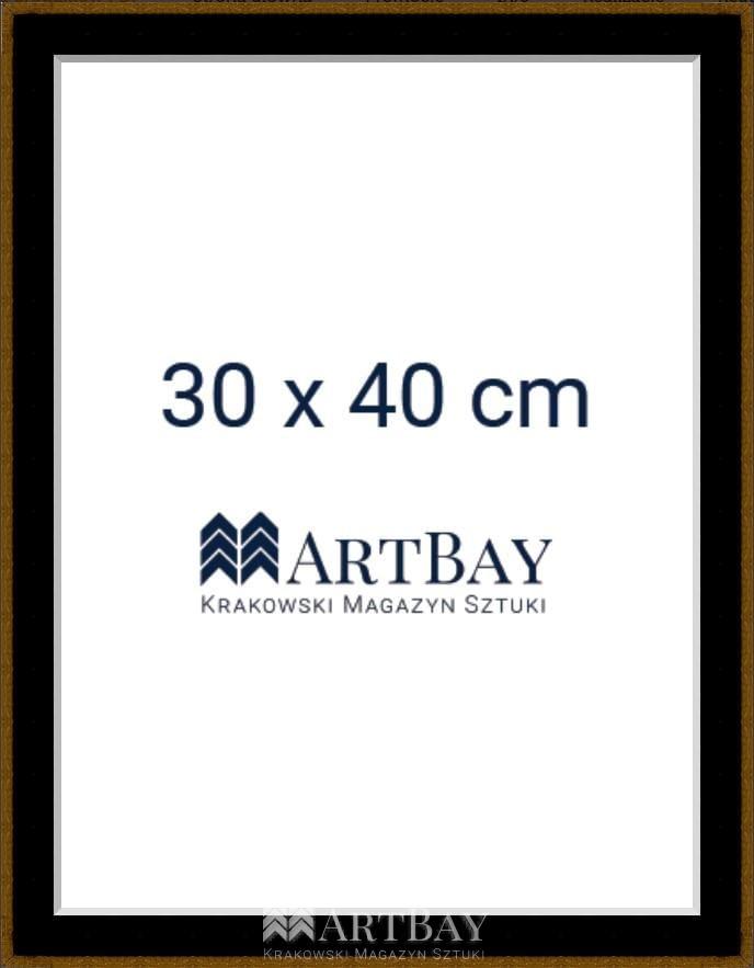 Klasyczna czarno-złota rama - obrazek 4