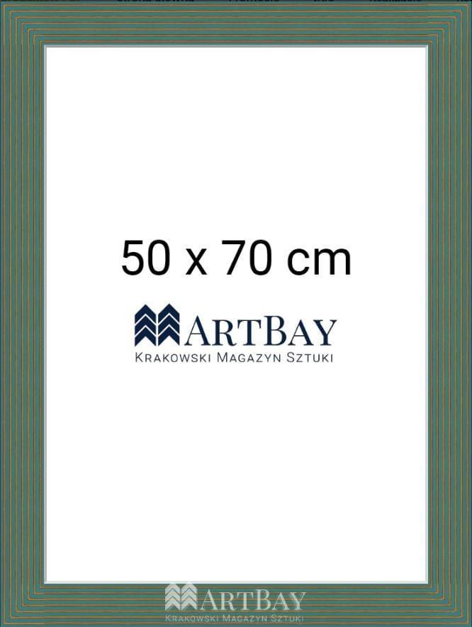 Nowoczesna rama turkusowa - obrazek 5