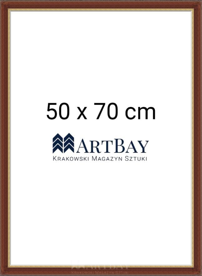 Klasyczna rama brązowo-złota - obrazek 6