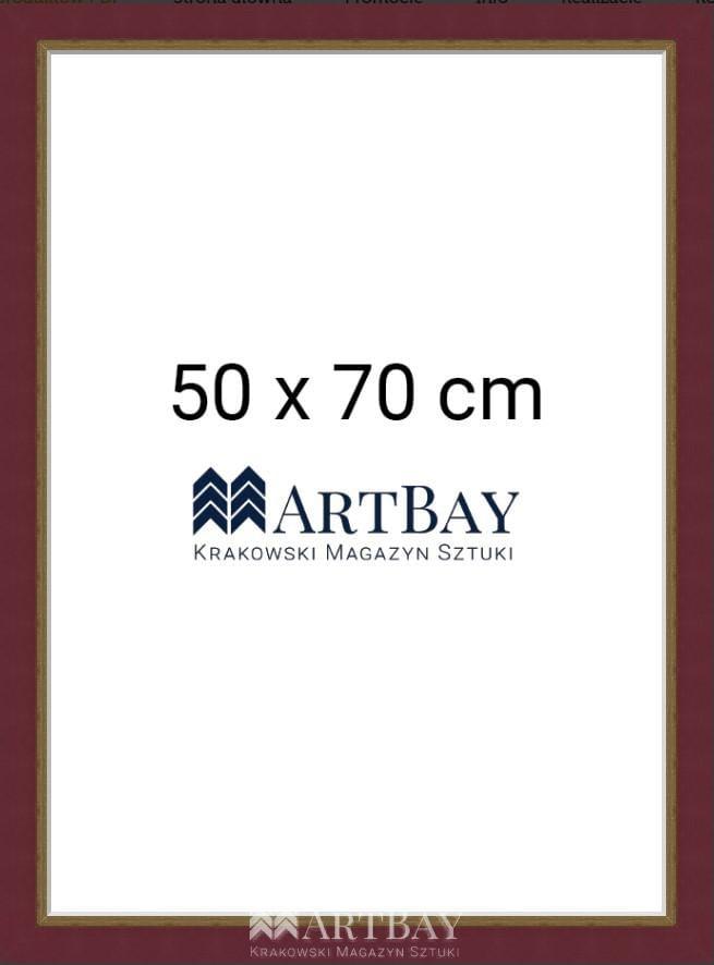 Prosta rama bordowa - obrazek 6
