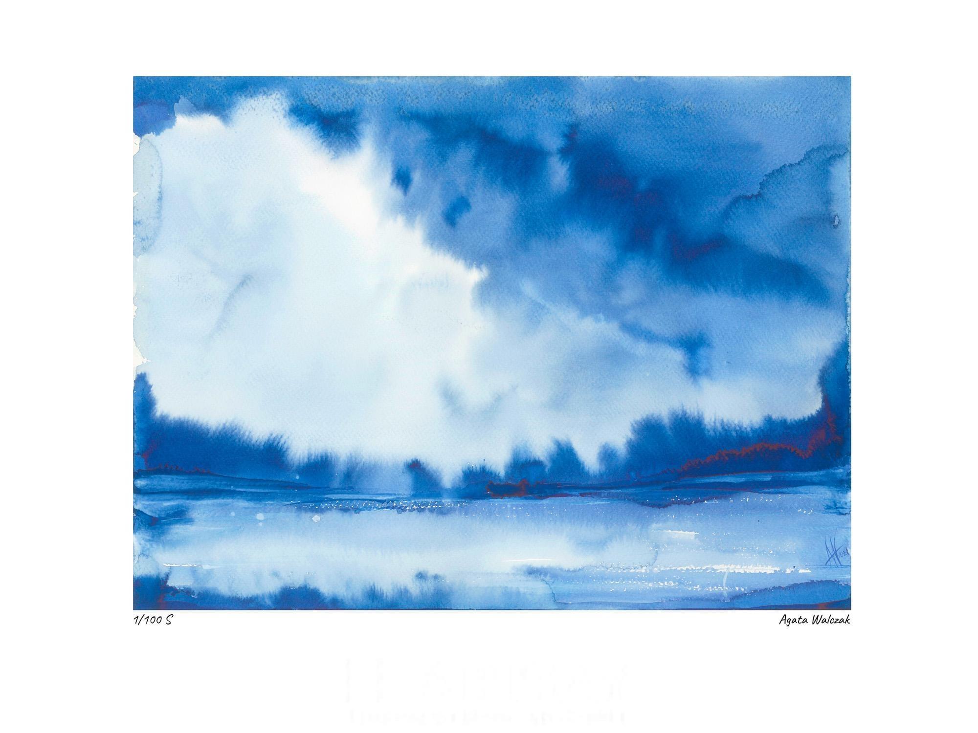 Niebieski pejzaż - obrazek 2