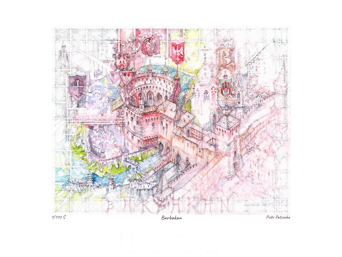 Barbakan z lotu ptaka - obrazek 2