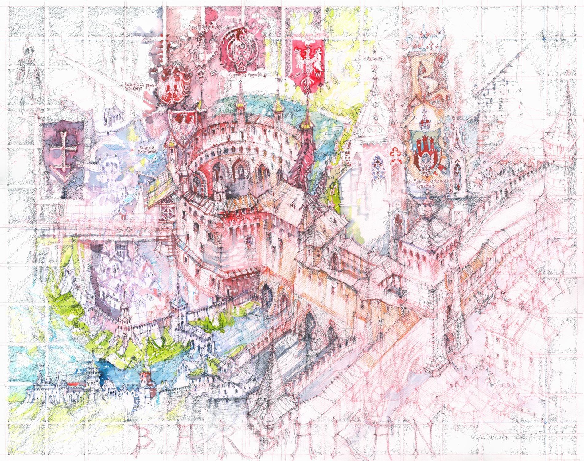 Barbakan z lotu ptaka - obrazek 4