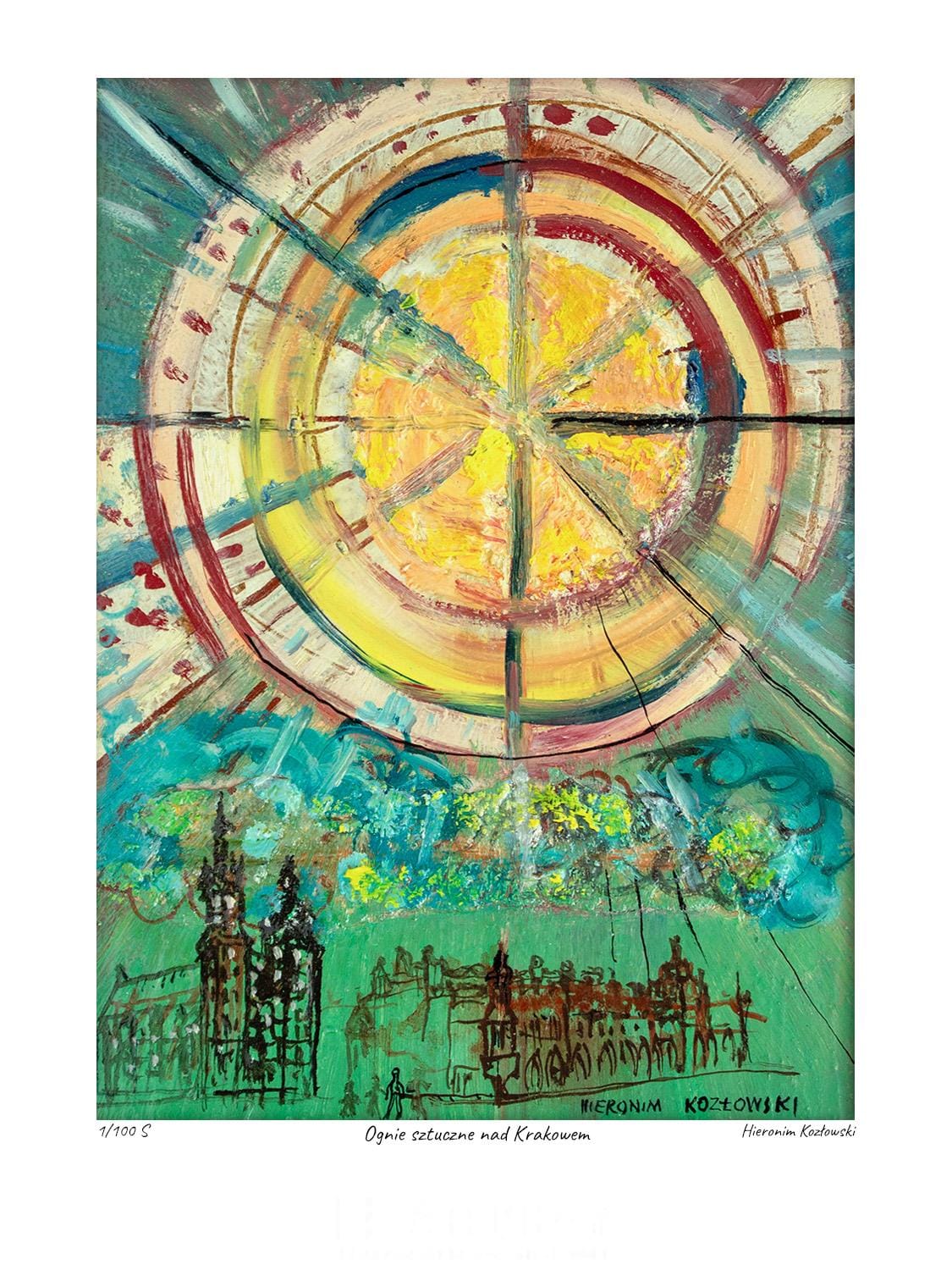 Ognie sztuczne nad Krakowem - obrazek 2