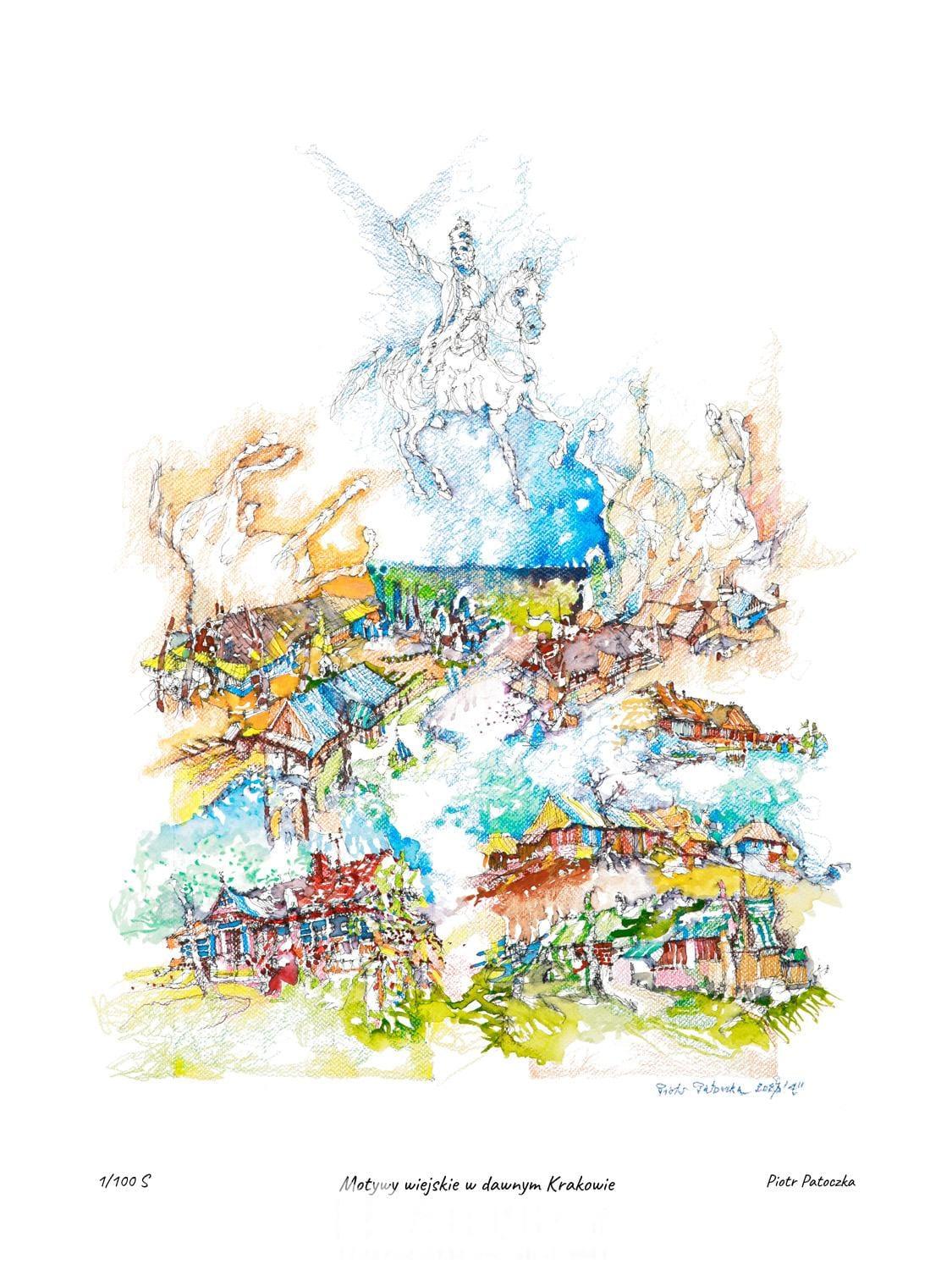 Motywy wiejskie w dawnym Krakowie - obrazek 3