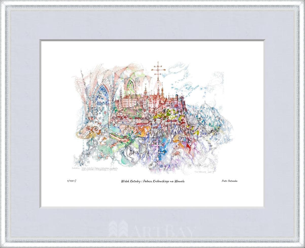 Widok Katedry i Pałacu Królewskiego na Wawelu - obrazek 2