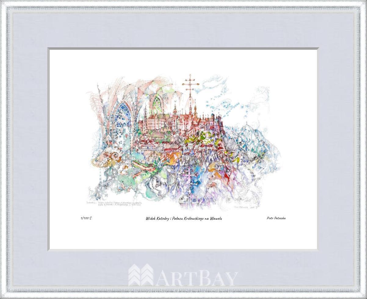 Widok Katedry i Pałacu Królewskiego na Wawelu - obrazek 2