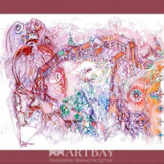 Widok z lotu ptaka Zamku Królewskiego na Wawelu